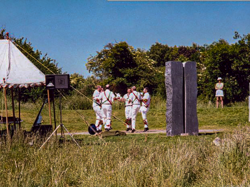 14 Morris dancers on stage 2000