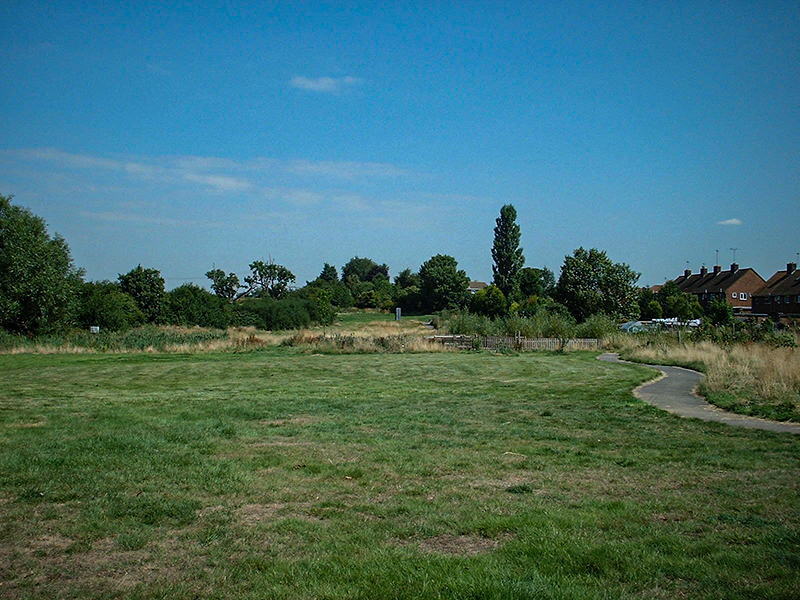 3 View up pathway August 2001