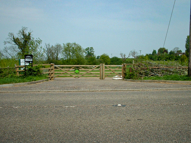 Entrance from the road 2001